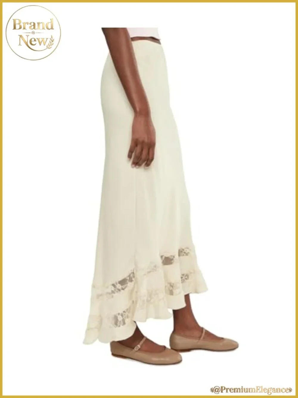 Free People Silk Half Slip Skirt Maxi Lingerie